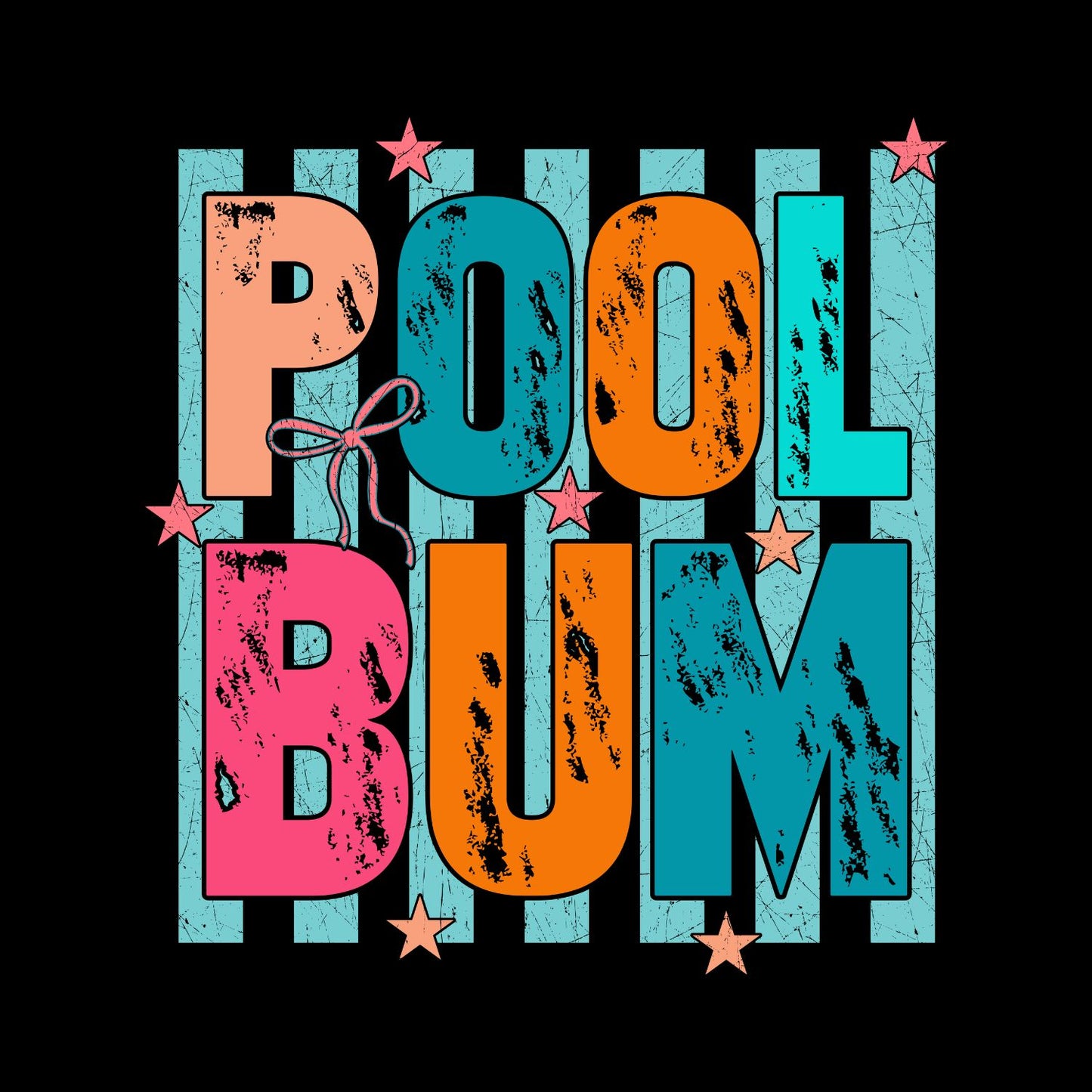 Pool Bum T-Shirt | Summer Graphic Tee | Beach Shirt