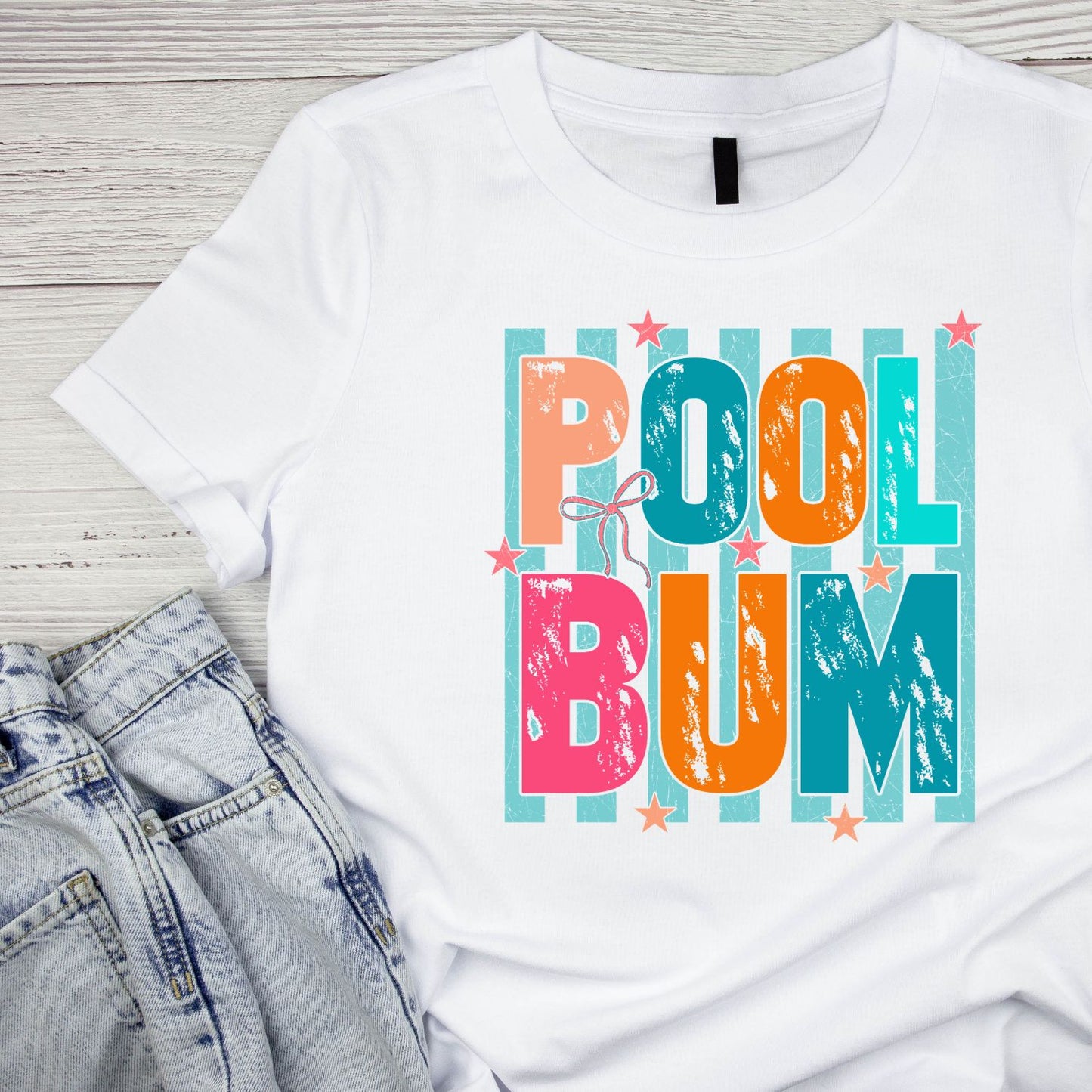 Pool Bum T-Shirt | Summer Graphic Tee | Beach Shirt