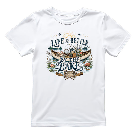 Life Is Better By The Lake T-Shirt | Summer Graphic Tee | Beach Shirt
