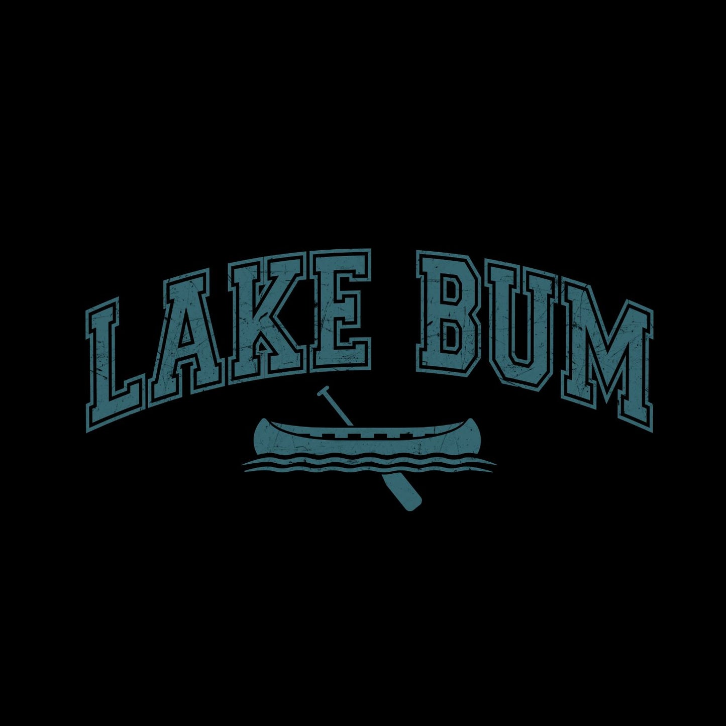 Lake Bum Canoe T-Shirt | Summer Graphic Tee | Beach Shirt