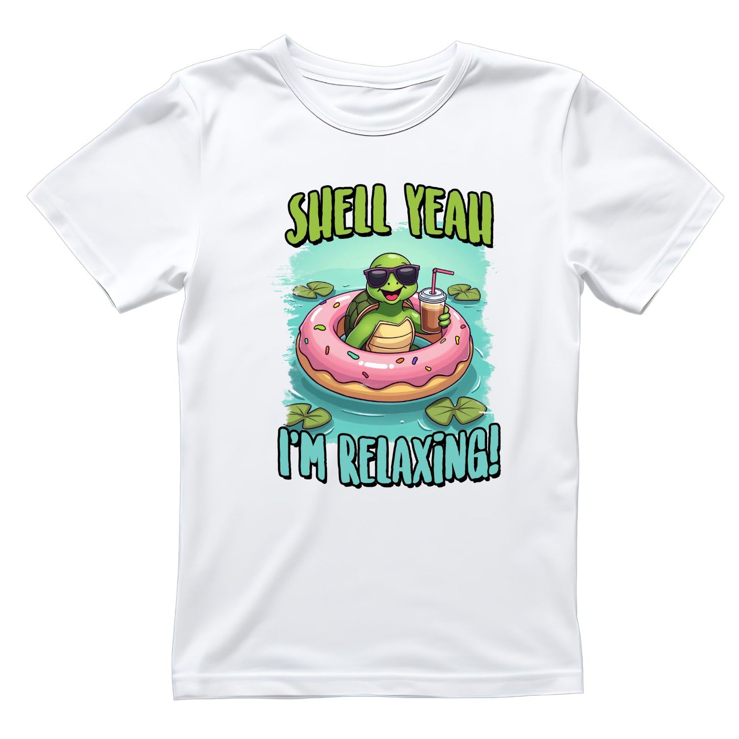 Shell Yeah I’m Relaxing Turtle T-Shirt | Summer Graphic Tee | Beach Shirt