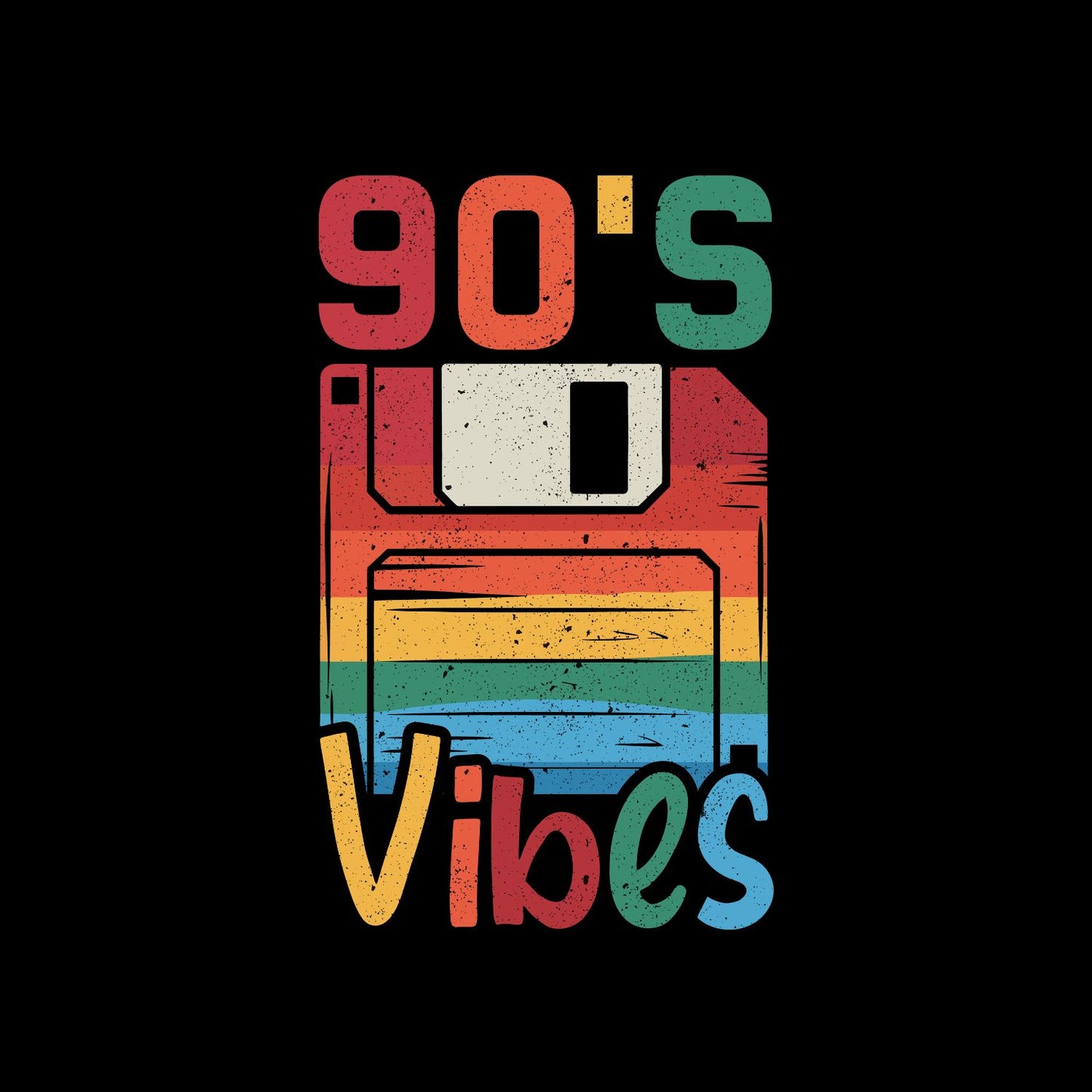 90’s Vibes Disk T-Shirt | Retro Graphic Tee | Vintage Shirt