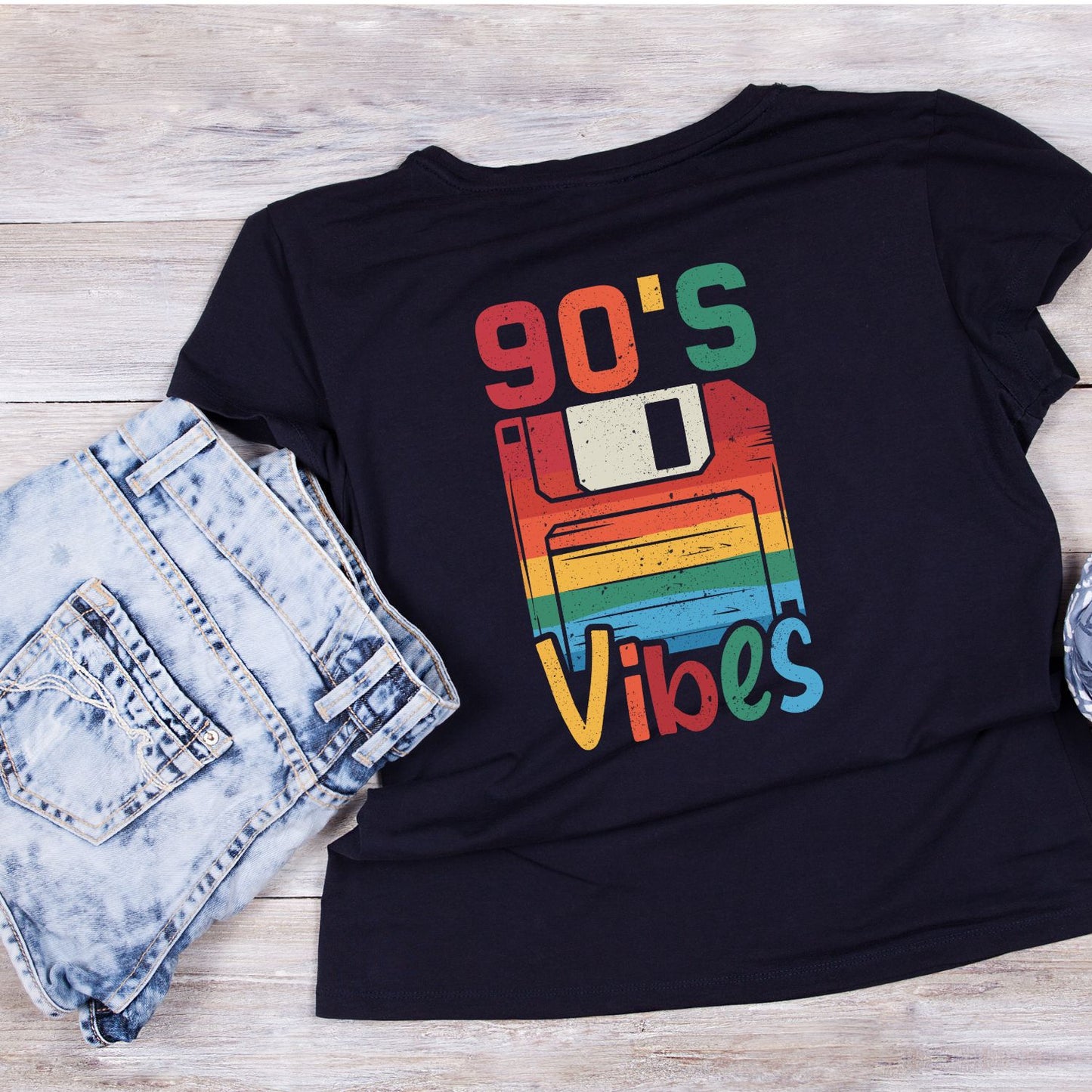 90’s Vibes Disk T-Shirt | Retro Graphic Tee | Vintage Shirt