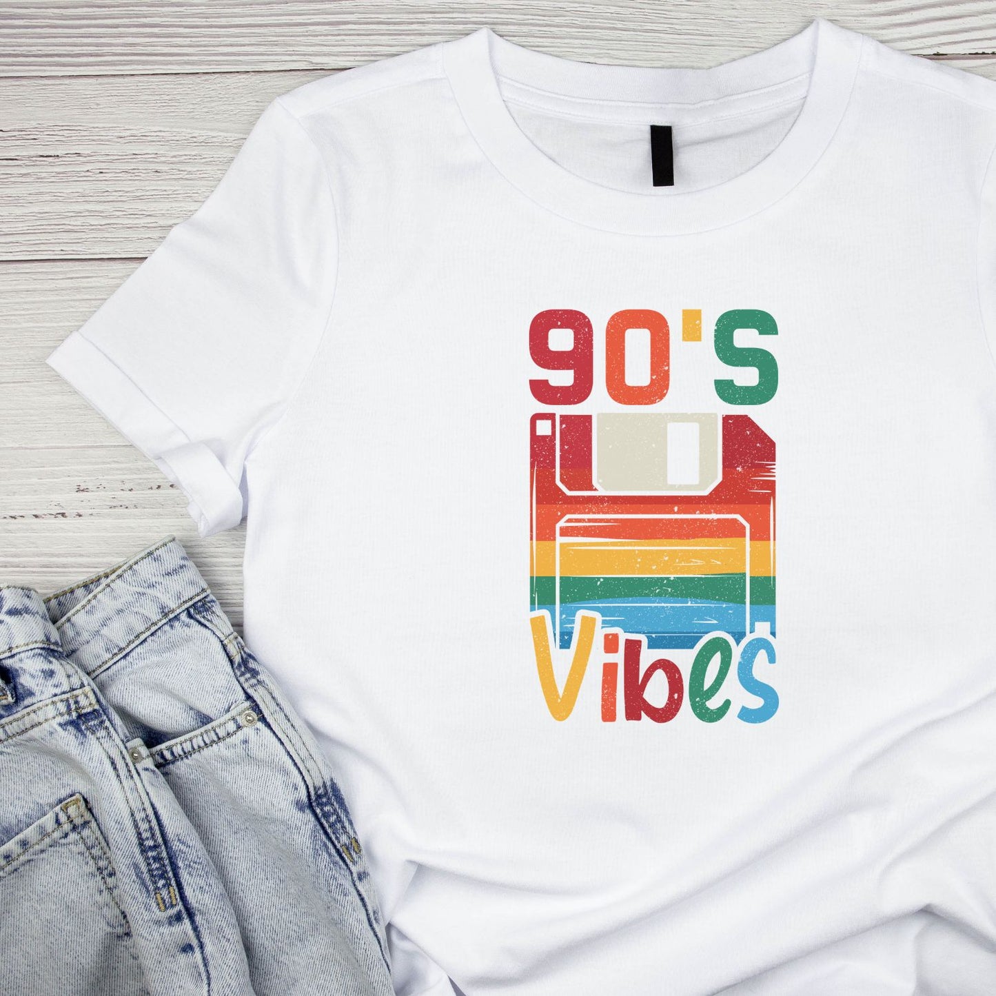 90’s Vibes Disk T-Shirt | Retro Graphic Tee | Vintage Shirt