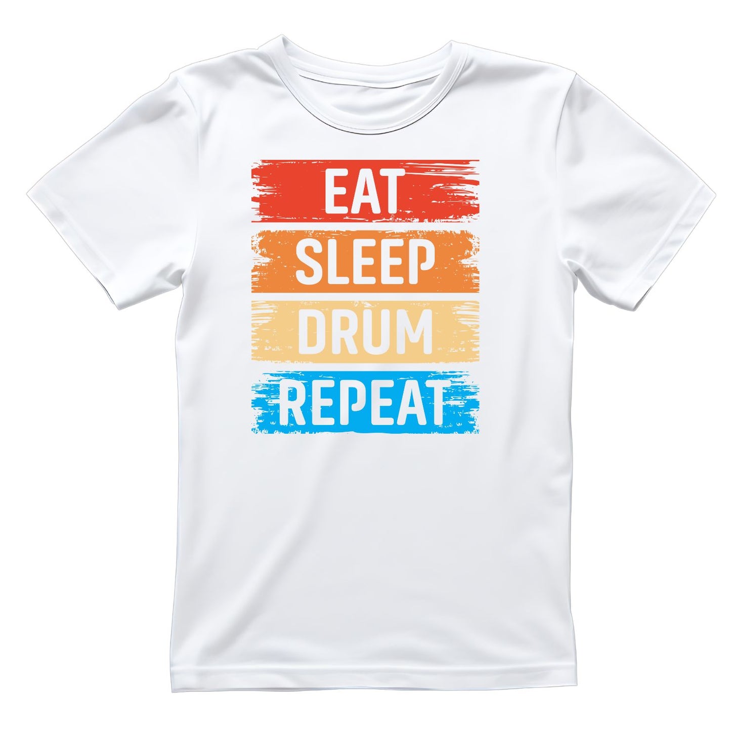 Eat Sleep Drum T-Shirt| Music | Songs | Band | Graphic Tee