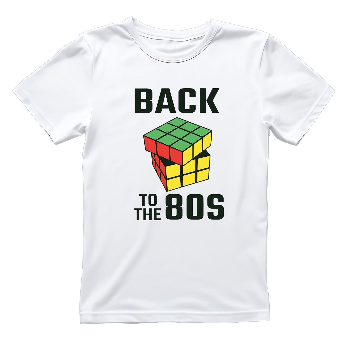 Back To The 80’s Cube T-Shirt | Retro Graphic Tee | Vintage Shirt