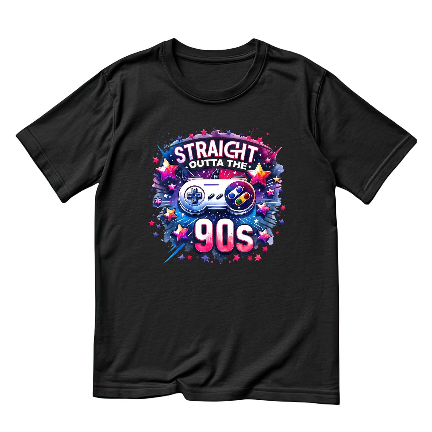 Straight Outta The 90’s Gaming T-Shirt | Retro Graphic Tee | Vintage Shirt