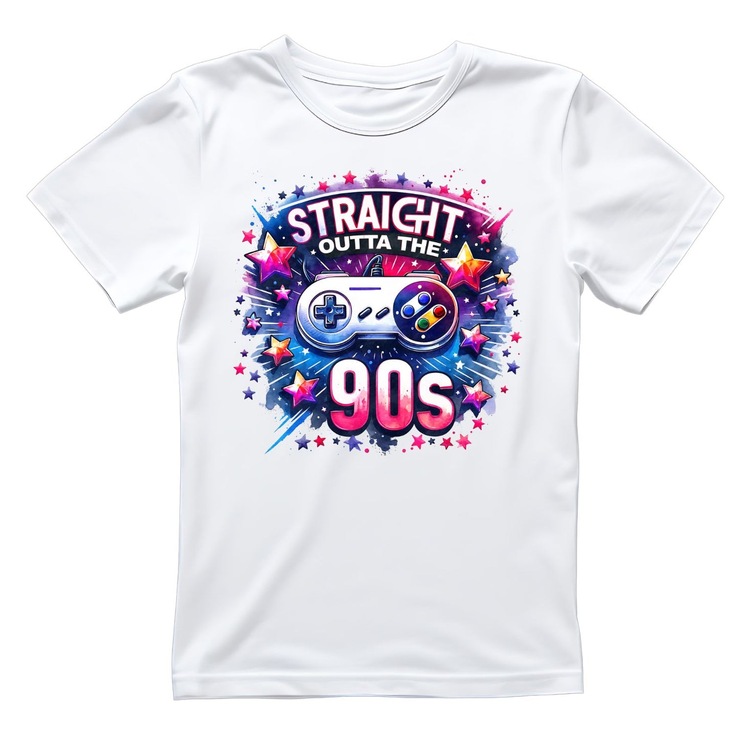 Straight Outta The 90’s Gaming T-Shirt | Retro Graphic Tee | Vintage Shirt
