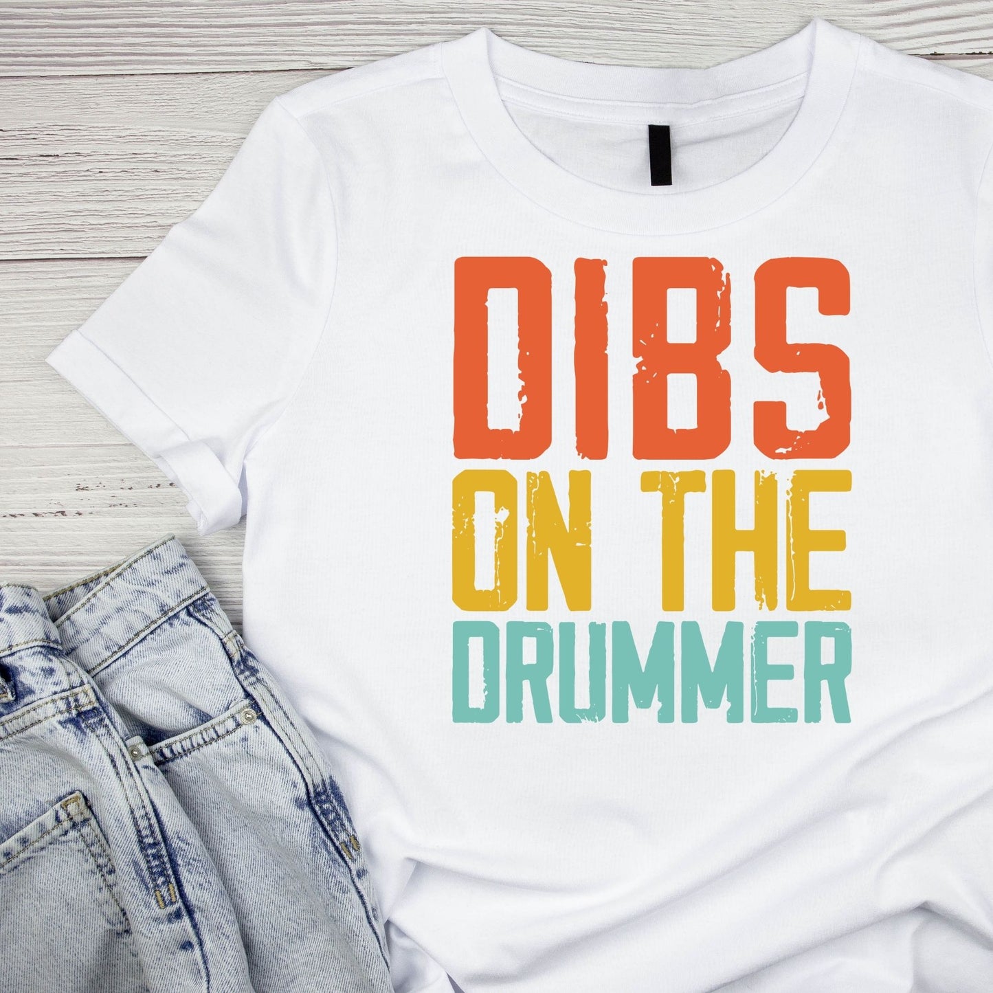 Dibs On The Drummer T-Shirt| Music | Songs | Band| Graphic Tee