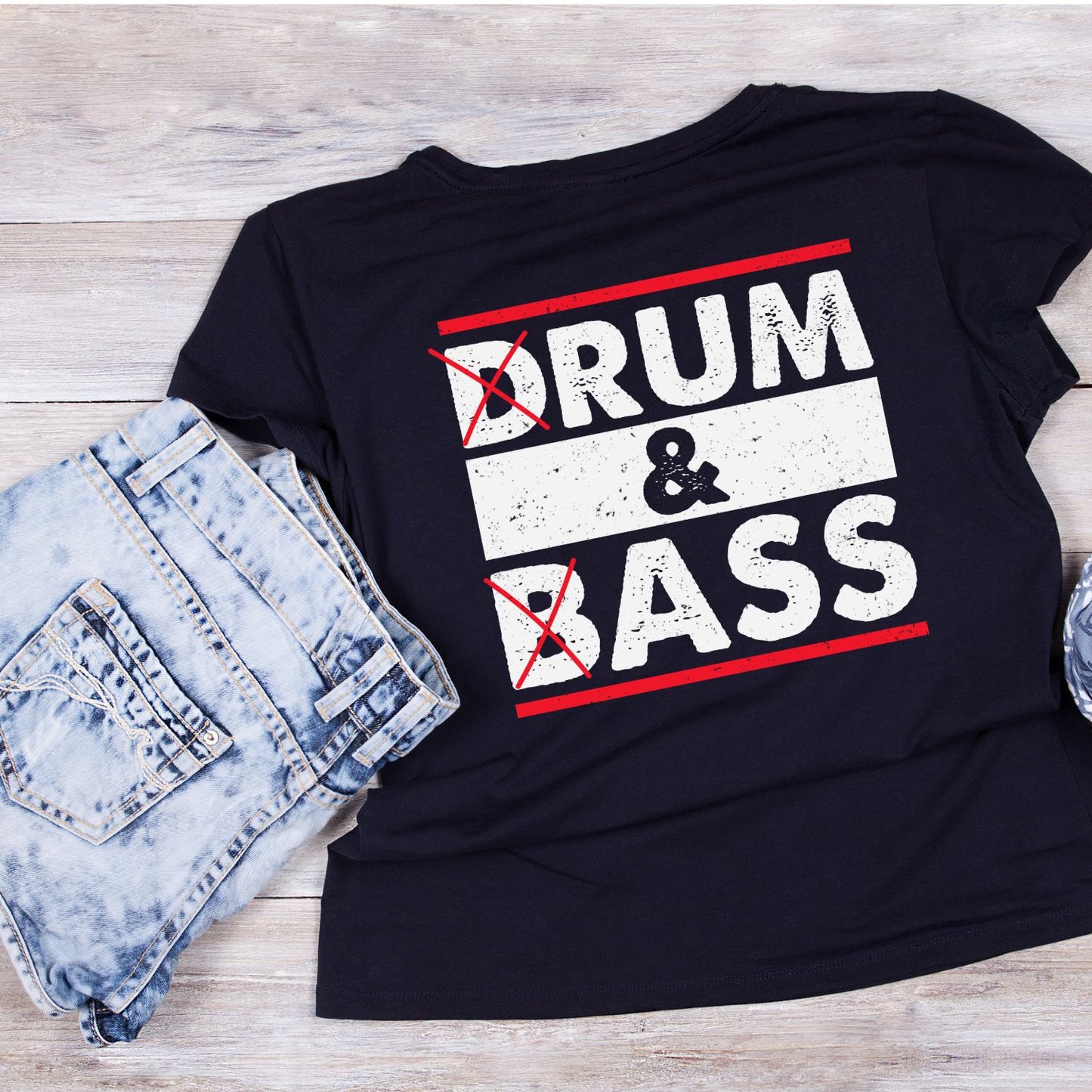 Drum & Bass T-Shirt | Gift | Drums | Music | Band | Graphic Tee