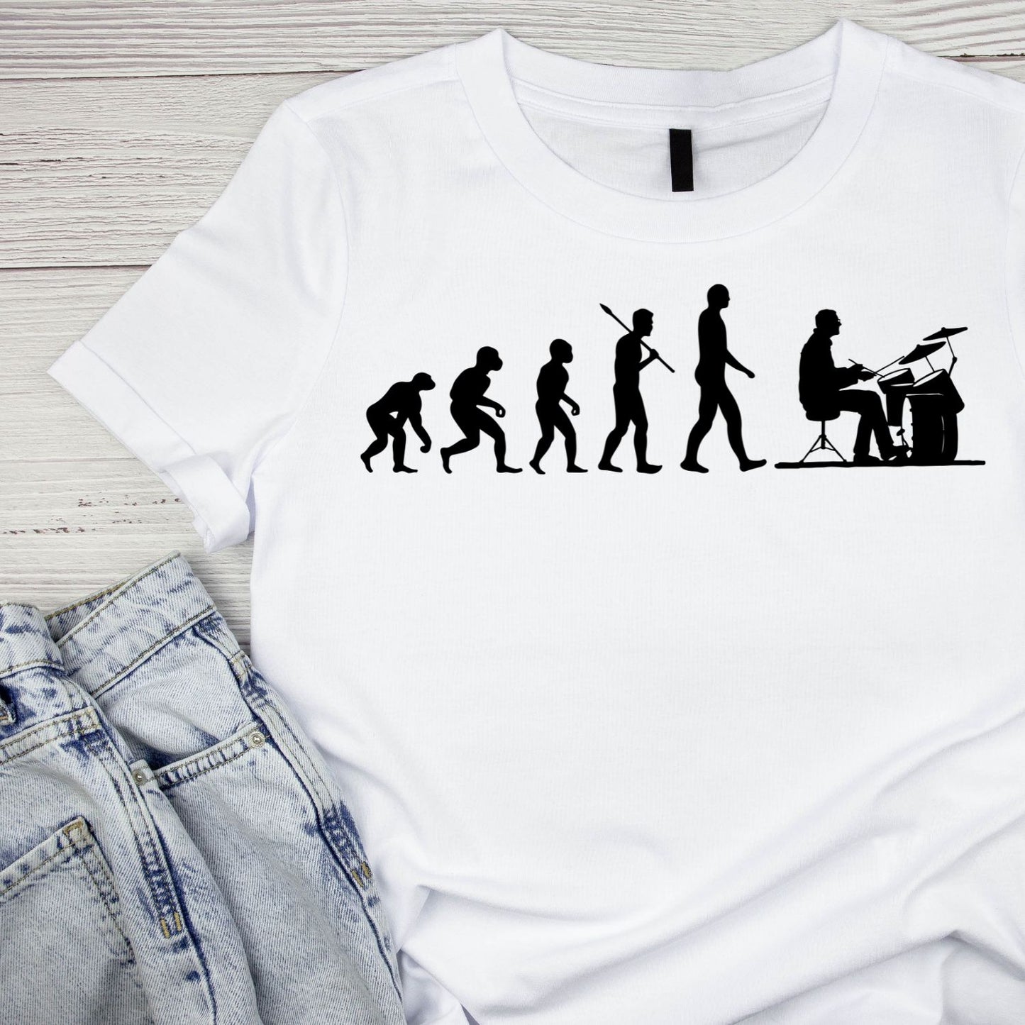 Evolution Drummer T-shirt | Music | Band | Graphic Tee