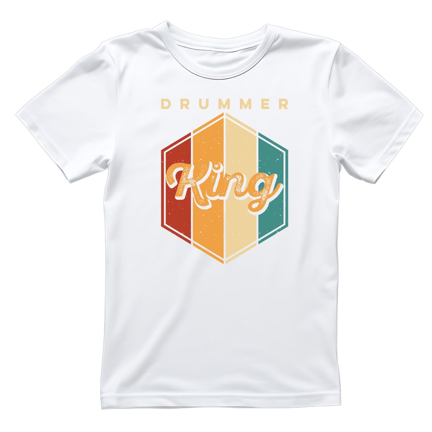 Drummer King T-Shirt| Music | Songs | Band| Graphic Tee