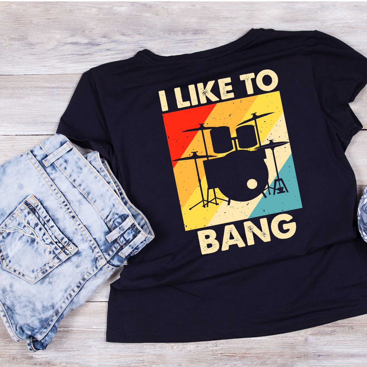 I Like To Bang T-Shirt | Gift | Drums | Music | Band | Graphic Tee