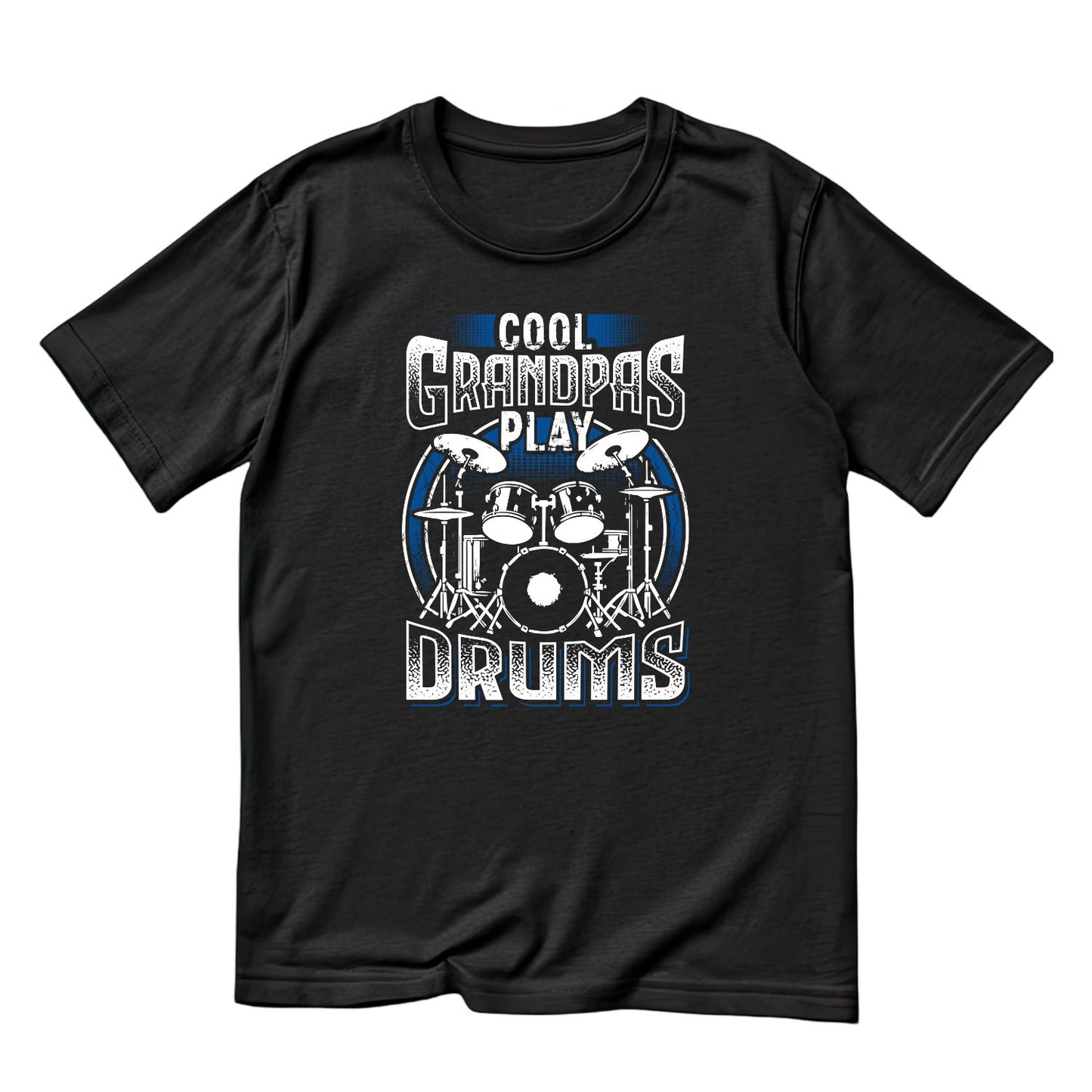 Cool Grandpas Play Drums T-Shirt | Gift | Drums | Music | Band | Graphic Tee