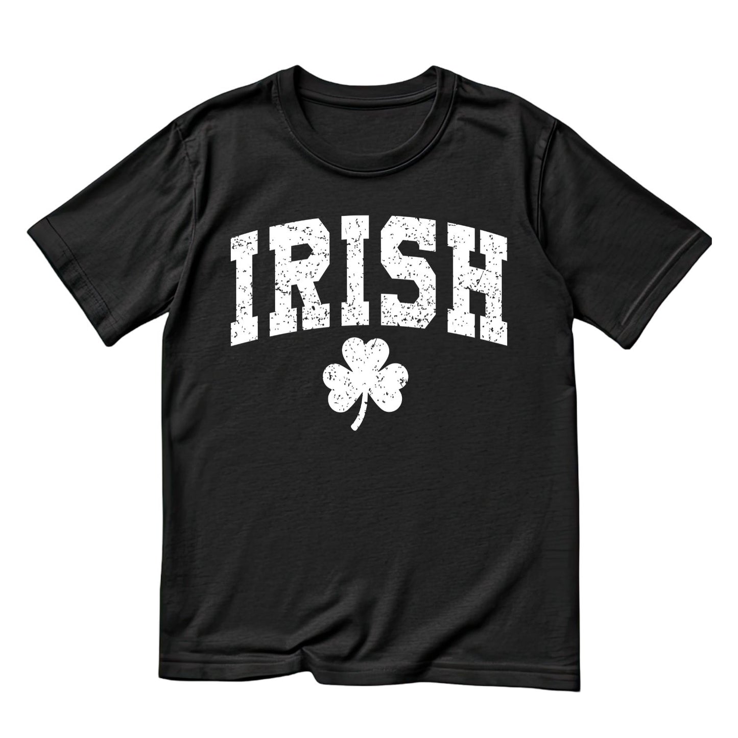 Clover Campus Irish Varsity T-shirt | St Patrick’s Day T-shirt | Shamrock | Graphic Tee | Printed Shirt