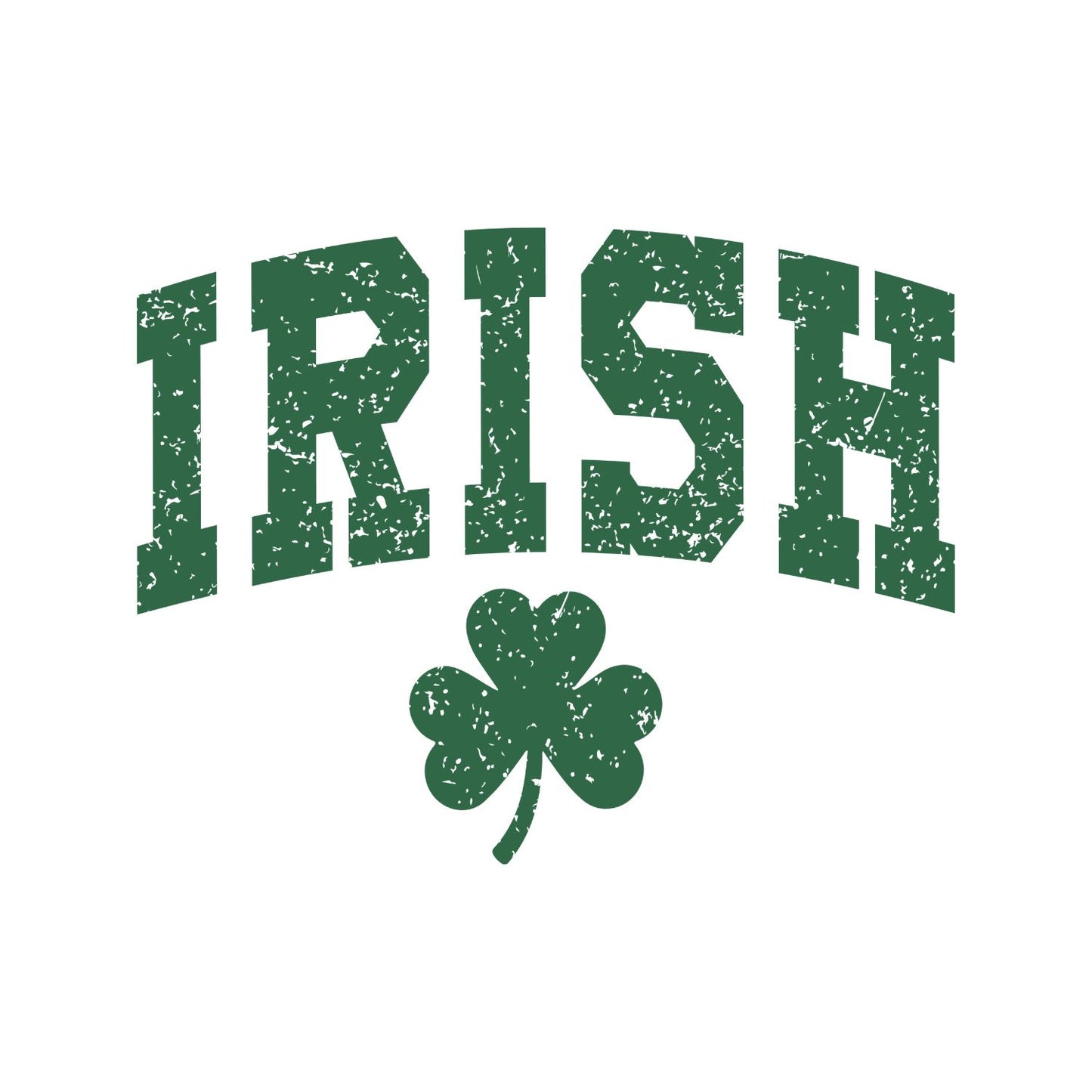 Clover Campus Irish Varsity T-shirt | St Patrick’s Day T-shirt | Shamrock | Graphic Tee | Printed Shirt