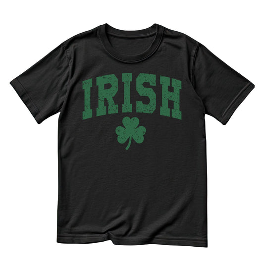 Clover Campus Irish Varsity T-shirt | St Patrick’s Day T-shirt | Shamrock | Graphic Tee | Printed Shirt