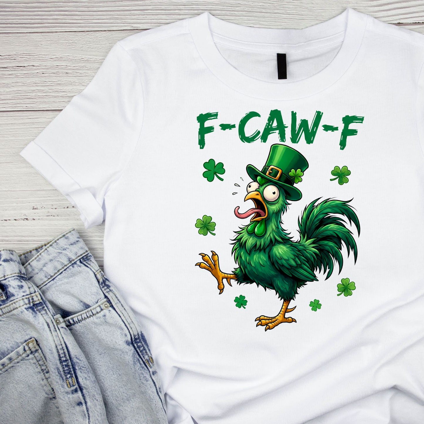 F-CAW-F T-shirt | St Patrick’s Day T-shirt | Shamrock | Graphic Tee | Printed Shirt | St. Paddy’s