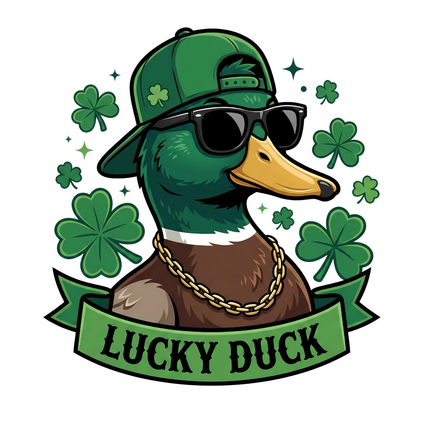Lucky Duck St Patrick’s day T-shirt | St Patrick’s Day T-shirt | Shamrock | Graphic Tee | Printed Shirt | St. Paddy’s