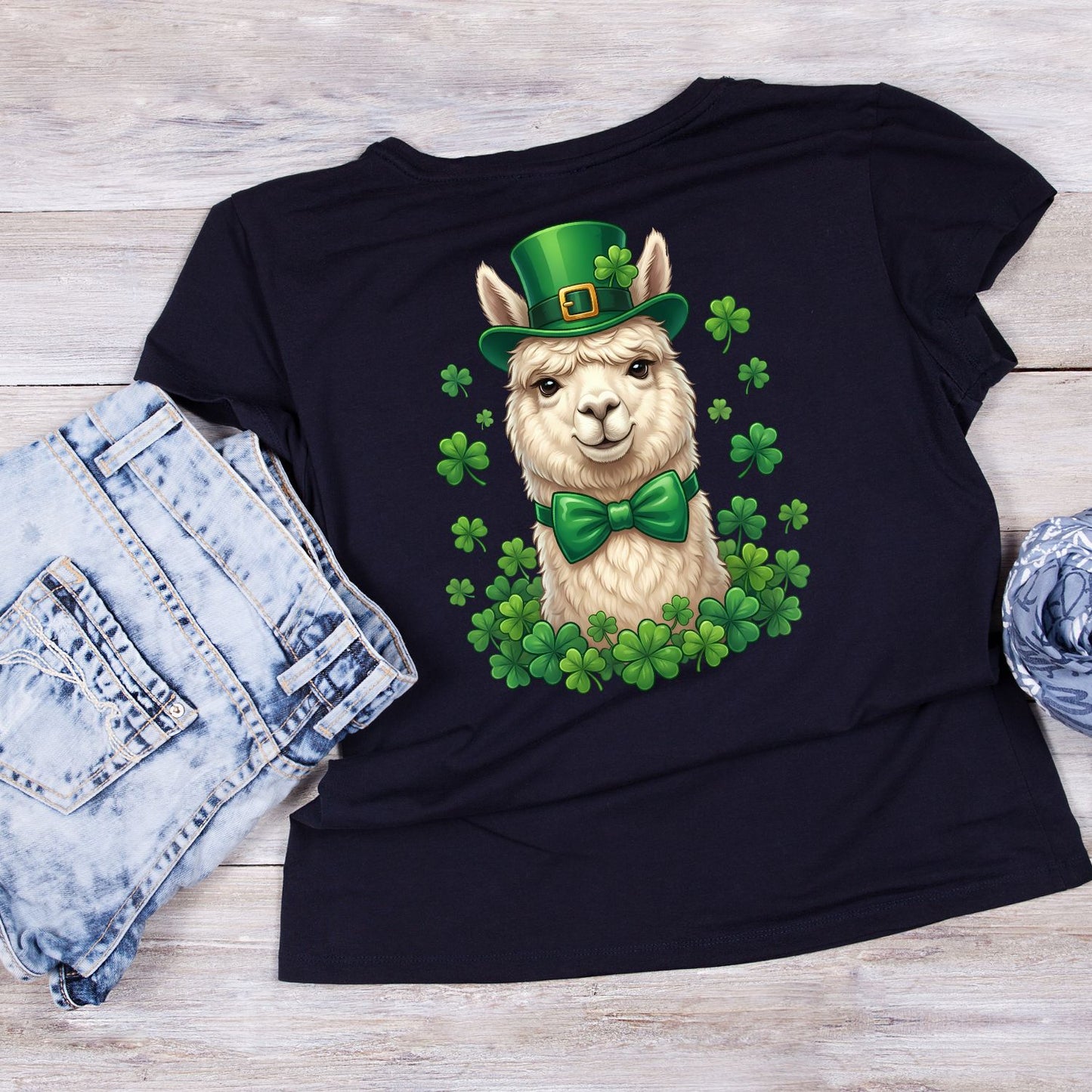Lucky Llama St. Patrick’s Day T-shirt | St Patrick’s Day T-shirt | Shamrock | Graphic Tee | Printed Shirt | St. Paddy’s