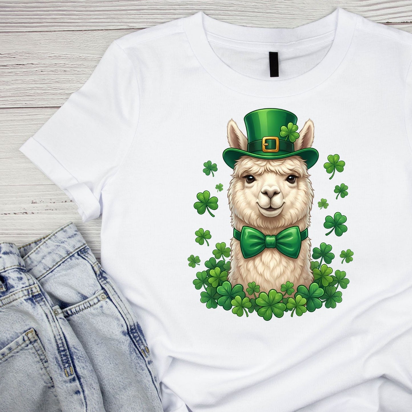 Lucky Llama St. Patrick’s Day T-shirt | St Patrick’s Day T-shirt | Shamrock | Graphic Tee | Printed Shirt | St. Paddy’s