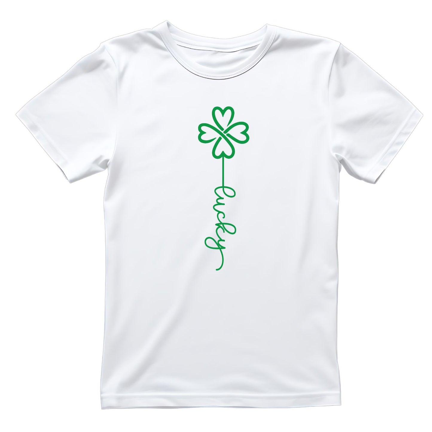 Minimalist Line Clover St. Patrick’s Day T-shirt | St Patrick’s Day T-shirt | Shamrock | Graphic Tee | Printed Shirt | St. Paddy’s |