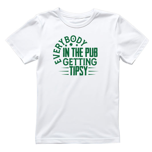 Everybody In the Pub Getting Tipsy St. Patrick’s Day T-shirt | St Patrick’s Day T-shirt | Shamrock | Graphic Tee | Printed Shirt | St. Paddy’s |