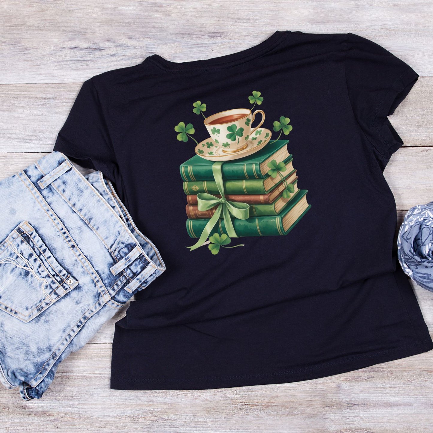 Booked For St. Patrick’s Day T-shirt | St Patrick’s Day T-shirt | Shamrock | Graphic Tee | Printed Shirt | St. Paddy’s | Readers Bookworm