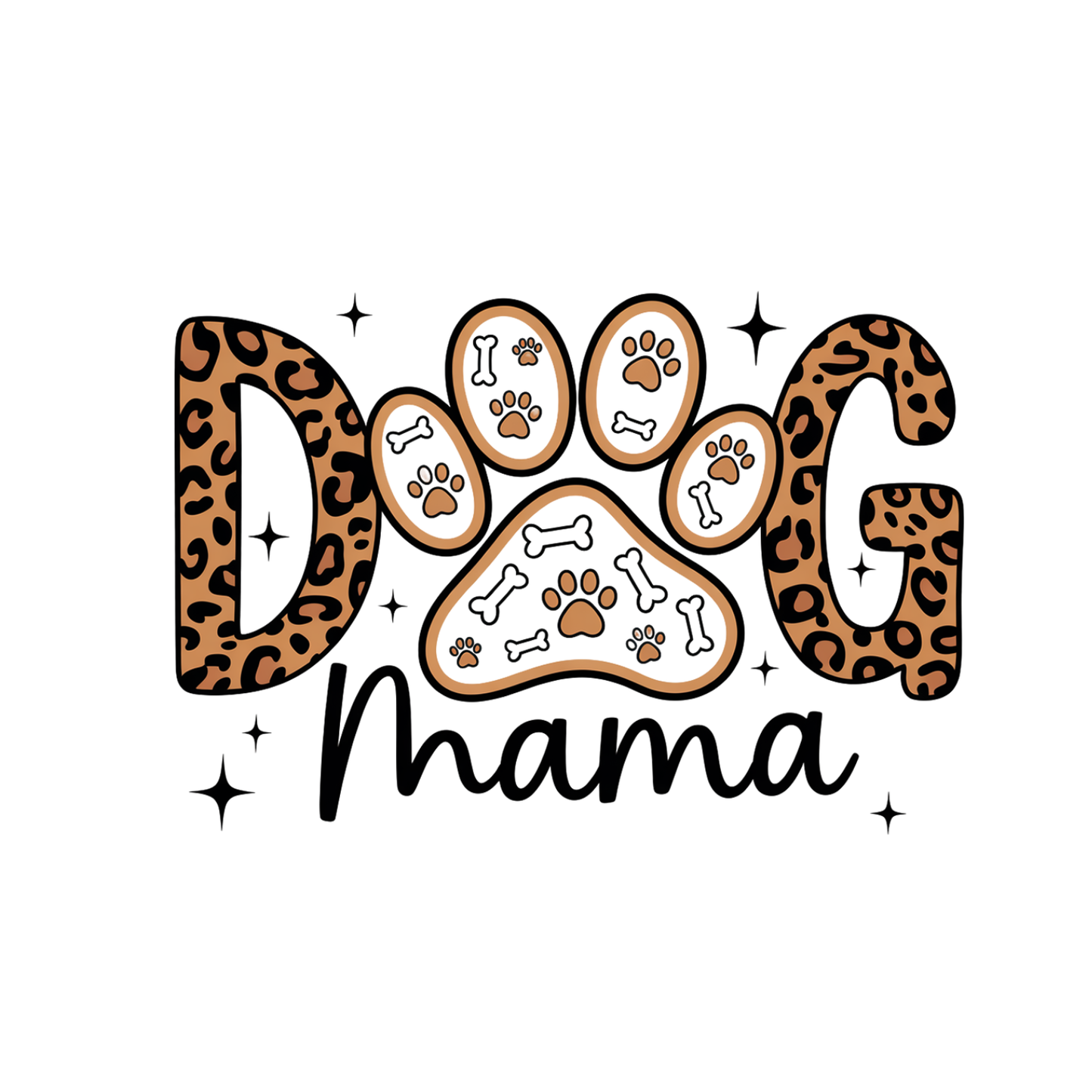 Dog Mama Paws T-shirt | Graphic Tee | Printed Shirt | Animal Lover Pets