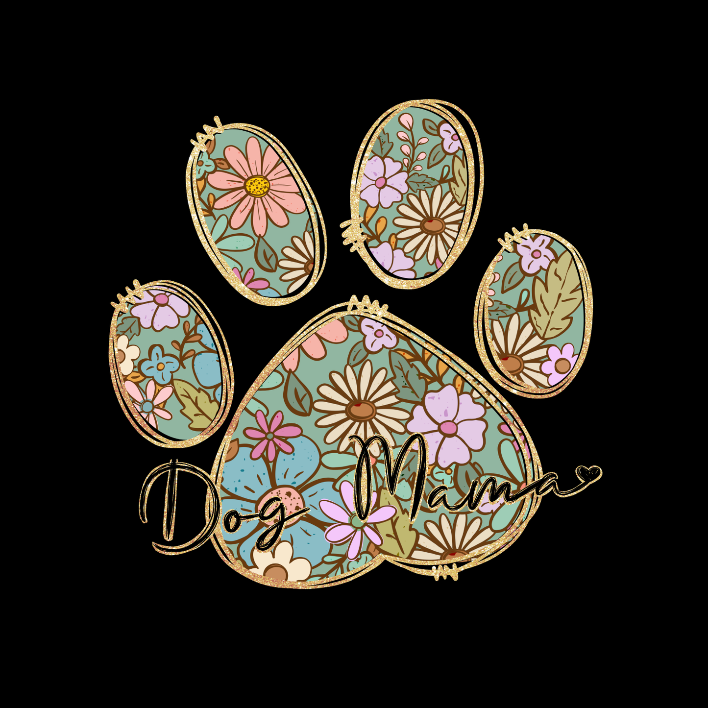 Boho Floral Dog Mom T-shirt | Graphic Tee | Printed Shirt | Animal Lover | Dogs Mama