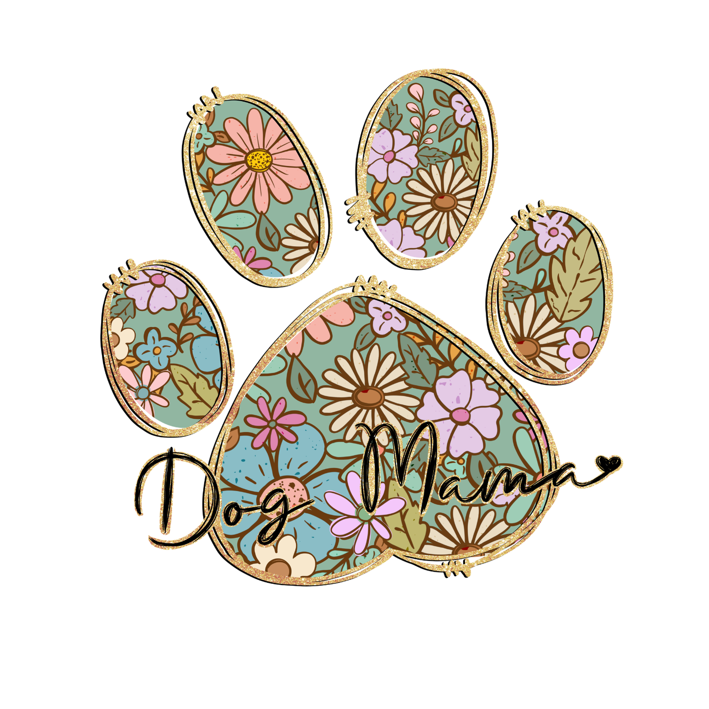 Boho Floral Dog Mom T-shirt | Graphic Tee | Printed Shirt | Animal Lover | Dogs Mama