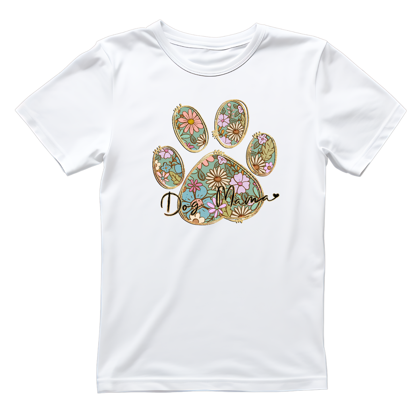 Boho Floral Dog Mom T-shirt | Graphic Tee | Printed Shirt | Animal Lover | Dogs Mama