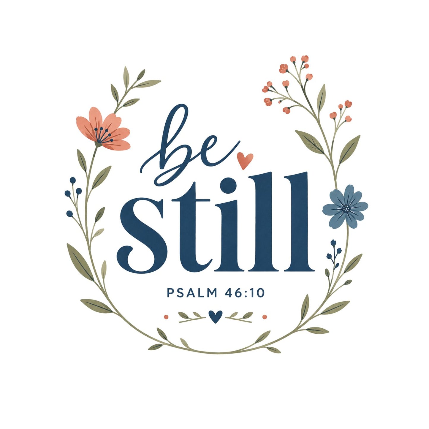 Be Still Psalm T-Shirt | Faith Graphic Tee | Shirt