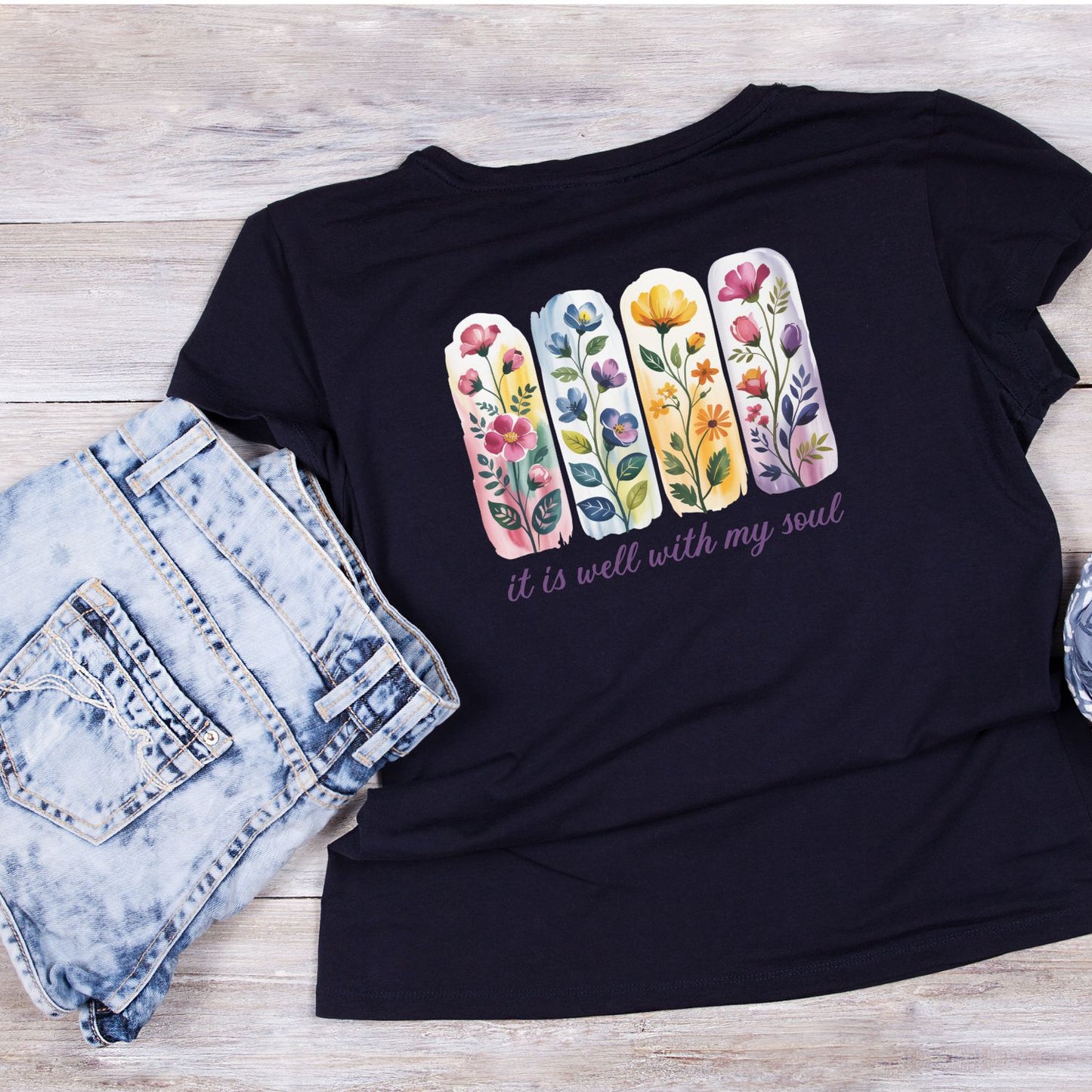 It Is Well With My Soul T-Shirt | Faith Graphic Tee | Jesus God Shirt