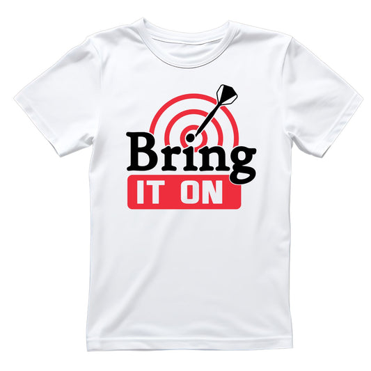 Bring It On T-Shirt | Darts Graphic Tee | Sports Shirt