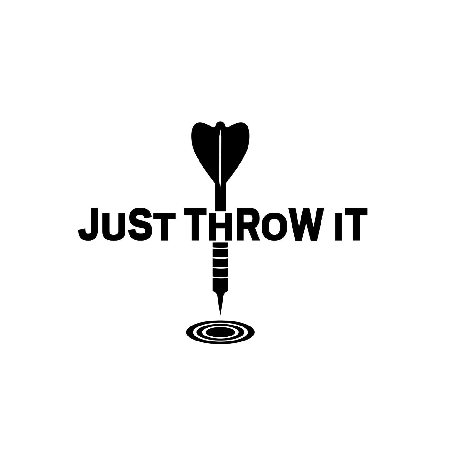 Just Throw It T-Shirt | Darts Graphic Tee | Sports Shirt