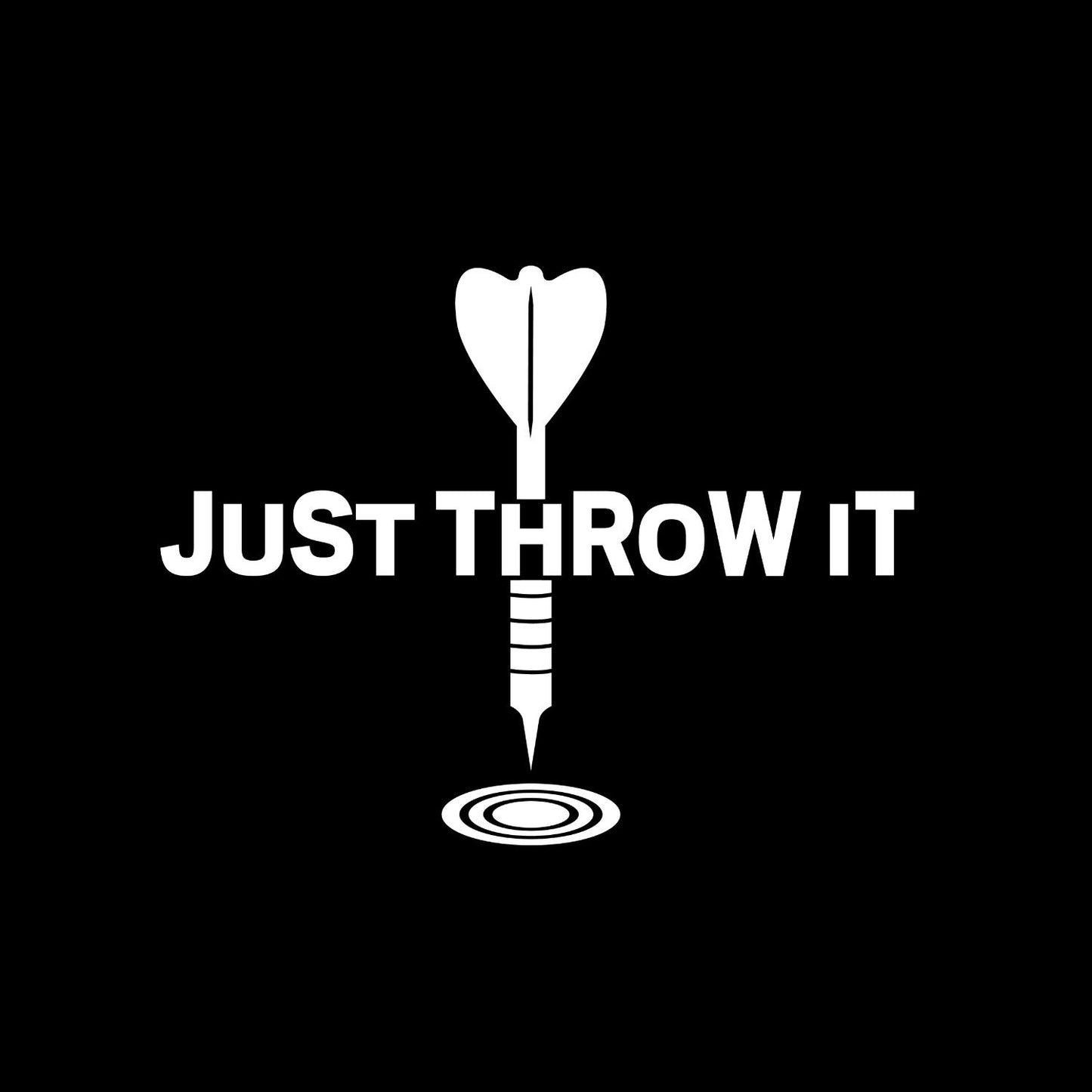 Just Throw It T-Shirt | Darts Graphic Tee | Sports Shirt