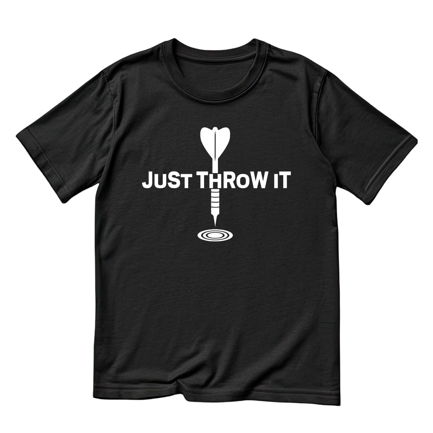 Just Throw It T-Shirt | Darts Graphic Tee | Sports Shirt