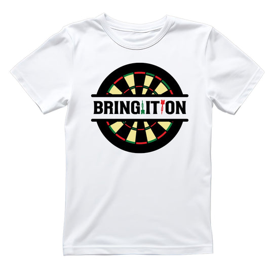 Bring It On T-Shirt | Darts Graphic Tee | Sports Shirt