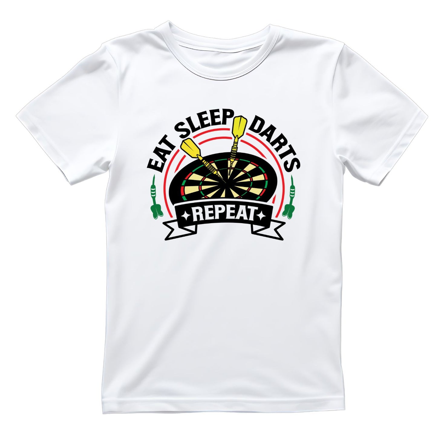 Eat Sleep Darts Repeat T-Shirt | Darts Graphic Tee | Sports Shirt