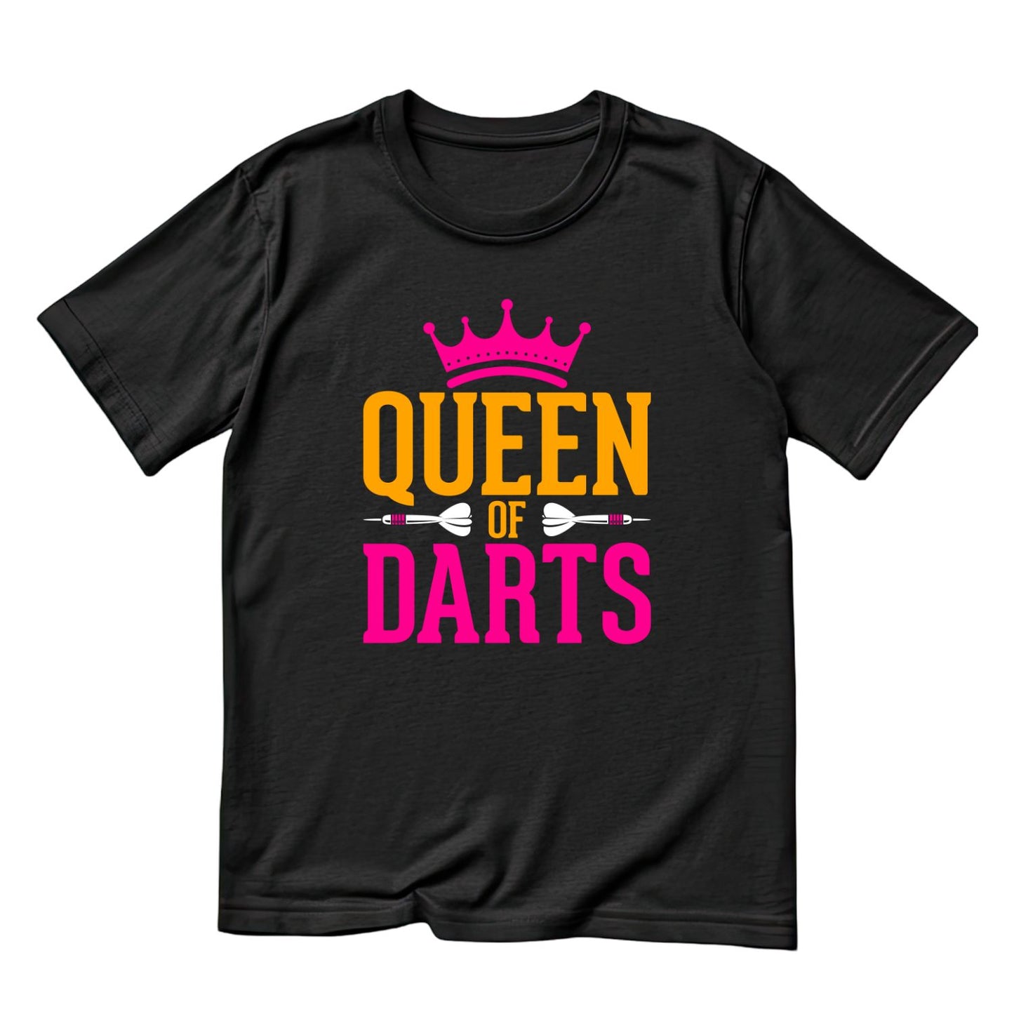 Queen Of Darts T-Shirt | Darts Graphic Tee | Sports Shirt