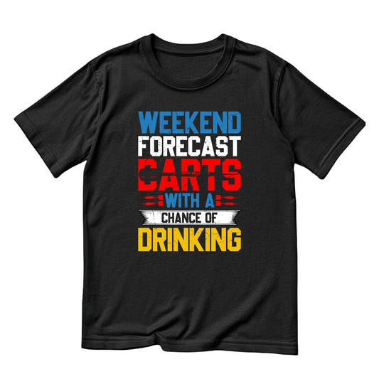 Weekend Forecast Darts With A Chance Of Drinking T-Shirt | Darts Graphic Tee | Sports Shirt