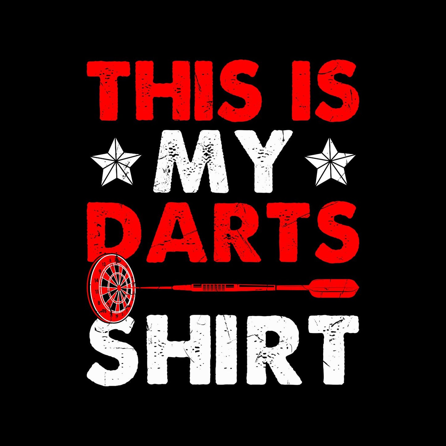This Is My Darts Shirt T-Shirt | Darts Graphic Tee | Sports Shirt
