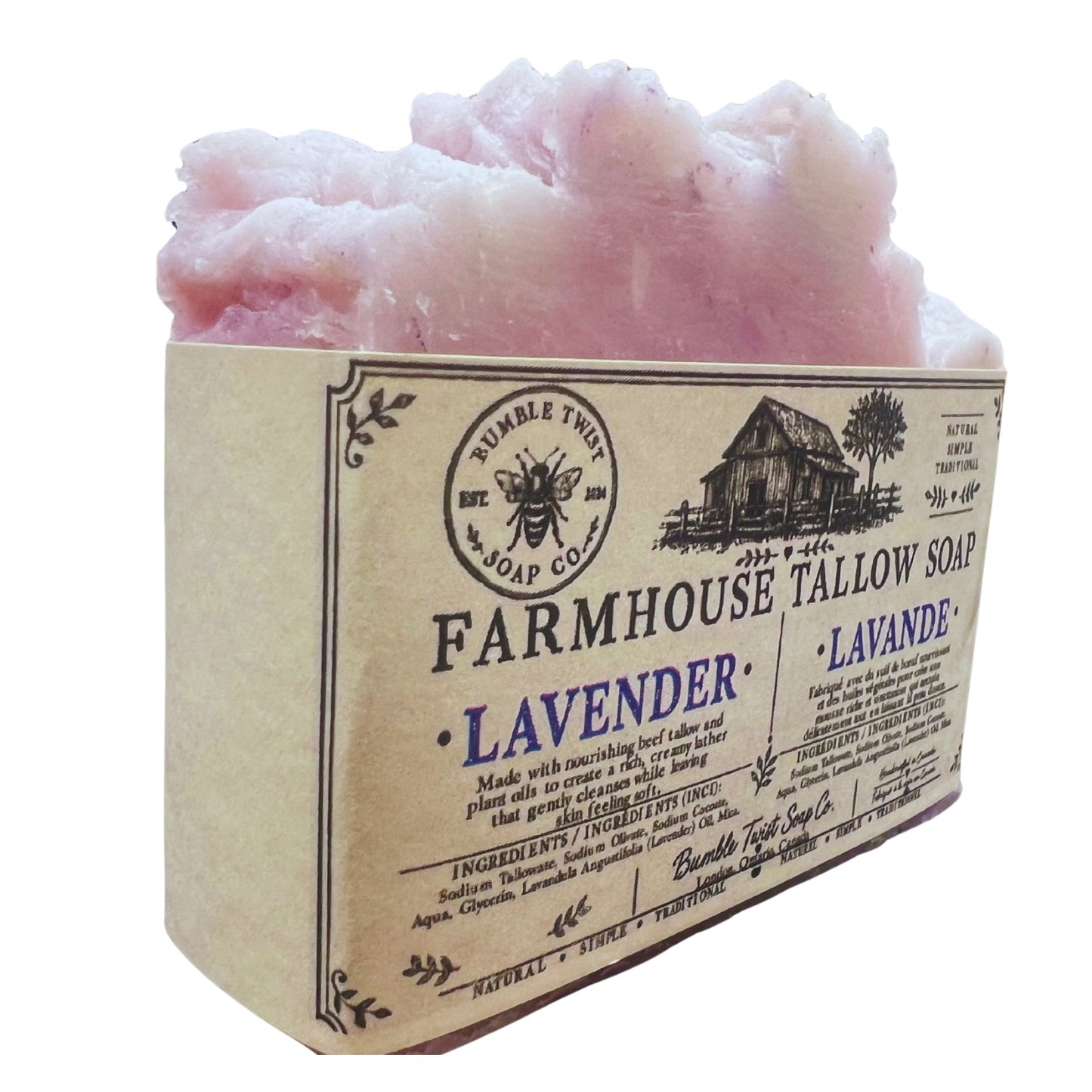 Lavender Farmhouse Tallow Soap