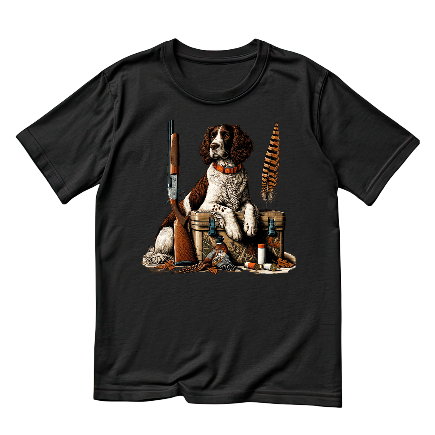 The Hunter’s Best Friend – Bird Dog Edition T-shirt | English Springer Spaniel | Graphic Tee | Printed Shirt | Animal Lover | Dogs | Pheasant Hunting Bird Dog | Shotgun Hunting | Hunting Season | Outdoor Sportsman | Sporting Dog