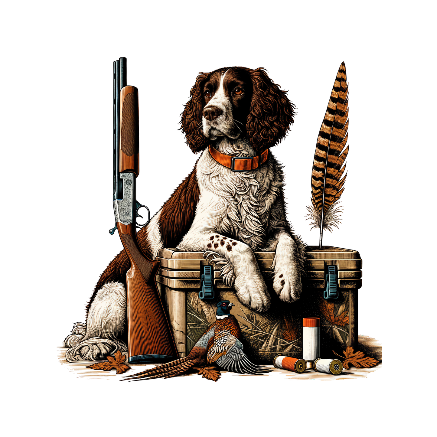 The Hunter’s Best Friend – Bird Dog Edition T-shirt | English Springer Spaniel | Graphic Tee | Printed Shirt | Animal Lover | Dogs | Pheasant Hunting Bird Dog | Shotgun Hunting | Hunting Season | Outdoor Sportsman | Sporting Dog