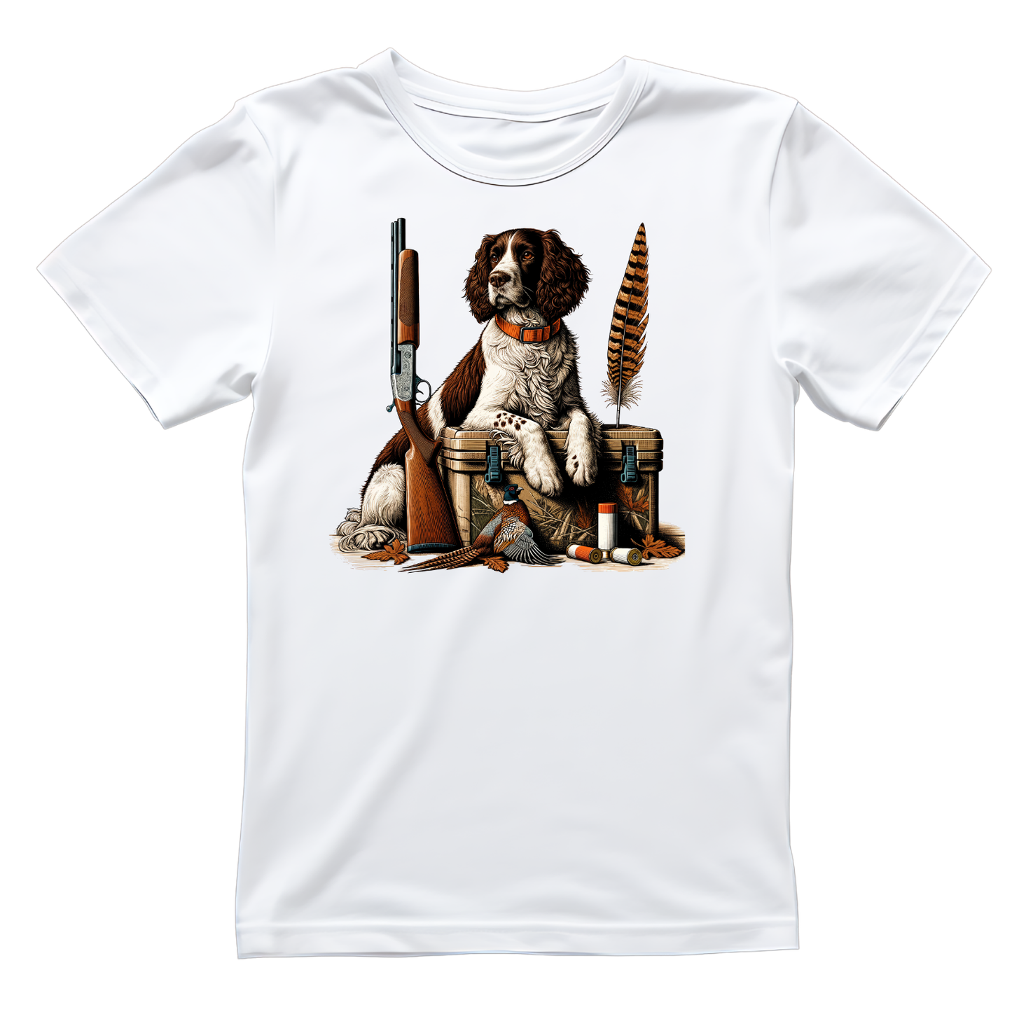 The Hunter’s Best Friend – Bird Dog Edition T-shirt | English Springer Spaniel | Graphic Tee | Printed Shirt | Animal Lover | Dogs | Pheasant Hunting Bird Dog | Shotgun Hunting | Hunting Season | Outdoor Sportsman | Sporting Dog