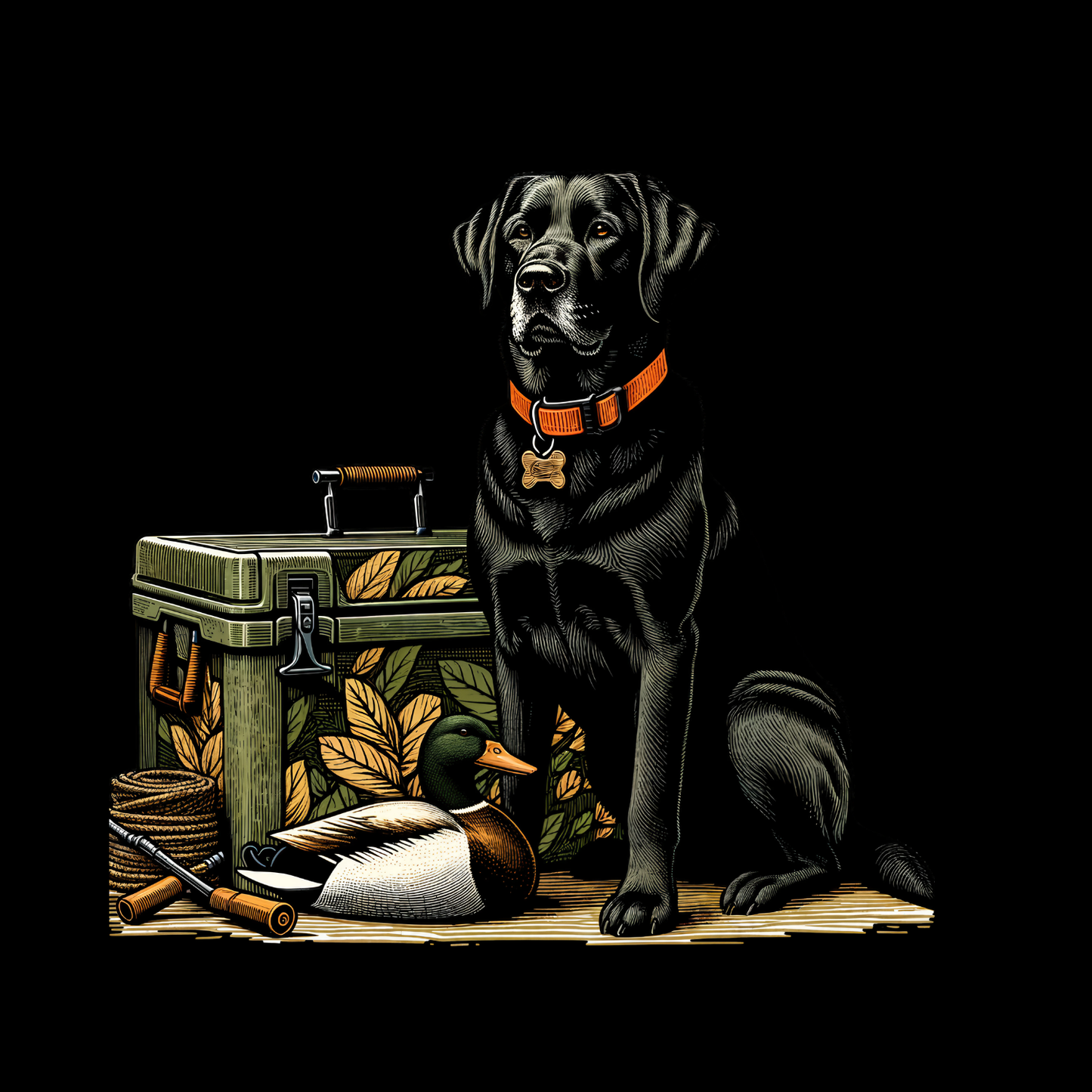 Labrador Retriever Duck Hunter’s Best Friend T-shirt | Graphic Tee | Printed Shirt | Animal Lover | Dogs | Rifle Hunting | Hunting Season | Outdoor Sportsman | Sporting Dog