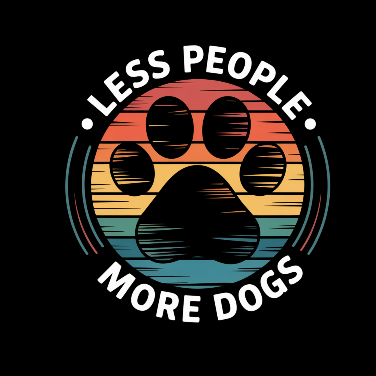 Less People More Dogs T-shirt | Sarcasm Funny | Graphic Tee | Printed Shirt | Animal Lover
