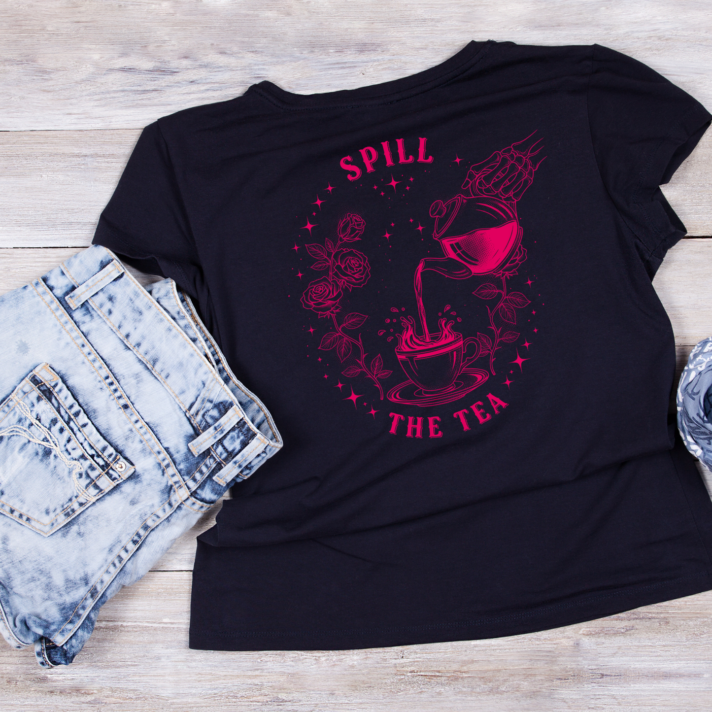Spill The Tea T-shirt | Women’s Sarcastic Tee | Funny Graphic Tee